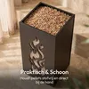 CASABEL Pellet- & Houtkorrelbak met Wielen, Cap. 45kg, Productafbeelding-voorbeeld 4