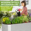 TTL GARDEN Hochbeet INSPIRE L 200x100x80cm Silber – Metall Produktbild-Vorschau 6