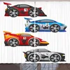 ARANDE Autos Gardine, Sammlung von Formel Race Cars Moderne Produktbild-Vorschau 1