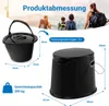 COSTWAY Přenosná kempingová toaleta, přenosná toaleta na Náhled obrázku produktu 3