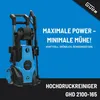Vysokotlaký čistič GHD 2100-165 Náhled obrázku produktu 8