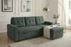 riess-ambiente Ecksofa APARTMENT 205cm grün Cord 3-Sitzer Produktbild-Vorschau 3