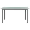 vidaXL Gartentisch Hellgrau 150x90x74 cm Aluminium und Glas Produktbild-Vorschau 8