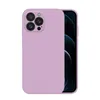 A purple iPhone case is shown on a white background. Produktbild-Vorschau