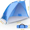 TRESKO Tente de plage Pop Up Protection solaire Protection Voir les images du produit 6
