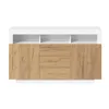 Merax Kommode Sideboard mit 3 Schubladen Und 2 Türen, Produktbild-Vorschau 10