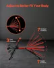 A diagram showing the adjustable features of a weight bench. Produktbild-Vorschau