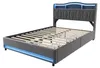 Lit rembourré UnboxG 160x200 cm avec rangement et éclairage Voir les images du produit 11