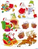 Herma Fensterbild A4 Fröhlicher Weihnachtsmann Náhľad obrázku produktu 2