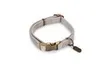 Designed by Lotte Velura - Hundehalsband - Samt - grau - Produktbild-Vorschau 2