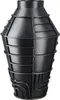 Gilde Vase, "Labyrinth", Metall, schwarz, VE 2, L. 16 cm, Produktbild-Vorschau 1