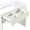Coiffeuse avec miroir – coiffeuse moderne avec tiroirs et Voir les images du produit 13