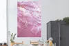 MuchoWow® Poster Marmor - Rosa - Weiß - Glitter 120x180 cm Produktbild-Vorschau 2