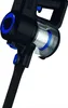 Close-up of a black and blue handheld vacuum cleaner. Produktbild-Vorschau