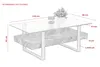 Glas-Couchtisch Wohnzimmertisch Konrad - Klarglasplatte ESG Produktbild-Vorschau 7