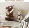 COSTWAY 5-stöckiges Bücherregal mit Schublade, Standregal Produktbild-Vorschau 4