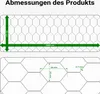 Wiltec Volierendraht 25 x 0,5 m, Hasendraht mit 25 mm Produktbild-Vorschau 3