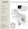 Table de massage pliable PHUKET - blanc Voir les images du produit 6