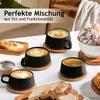 MIAMIO - 4 x 320 ml Cappuccinotassen Set, Cappuccino Tassen Produktbild-Vorschau 2
