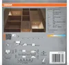 OSRAM Mini Spot LED Einbaustrahler 6W Satin-Nickel IP44, Produktbild-Vorschau 3