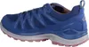 A side view of a blue LOWA Innox Evo II GTX shoe against a white background. Voir les images du produit