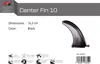 F2   Finne Center Fin 10" US Box mit Schraube und Mutter Produktbild-Vorschau 2