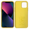 A yellow iPhone 13 case is shown from the front and back. Anteprima dell’immagine prodotto