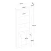 Armoire d'angle 'Eura' 170x62x30cm chêne Voir les images du produit 3