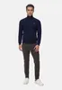 Gant 8050275 Vollreißverschluss Pullover Blau XL Mann Blau Produktbild-Vorschau 4