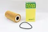 A product shot of an oil filter and its packaging. Produktbild-Vorschau