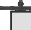 vidaXL Posuvné dveře s kováním černé 90x205 cm tvrzené sklo Náhled obrázku produktu 7