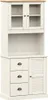 vidaXL Highboard VIGO Weiß 78x40x175 cm Massivholz Kiefer Produktbild-Vorschau 2