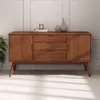 Sideboard TIVOLI skandinavischen Design Kastanien dunkel Produktbild-Vorschau 2