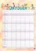 Calendrier familial Cartoon 2026 - Calendrier familial A3 Voir les images du produit 6