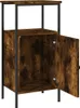 The Living Store Nachttische 2 Stk. Räuchereiche 41x31x80 Produktbild-Vorschau 7