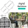 NYVI Gartenstuhl Auflagen Hochlehner 6er Set Barcelona - Produktbild-Vorschau 2