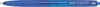 A blue pen on a white background. Produktbild-Vorschau