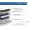 Matratze medizinische 160x200 cm MEDIRO THERM, 7 Zonen H3 Produktbild-Vorschau 5