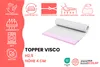 Topper VISCO H2,5 120x200x4 cm Weiß Produktbild-Vorschau 2
