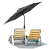 Wolketon 3m-3m Parasol de marché avec manivelle UV40+ Voir les images du produit 18