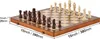 Jeu d'échecs magnétique en bois VEVOR, Jeu de dames aux Voir les images du produit 8