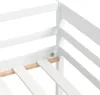 vidaXL Lit en bois massif pin blanc 90x200 cm Voir les images du produit 7