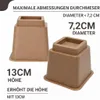 JustValue Alzasedie – Set da 4 – Alzate di 13 cm – Max. 600 Anteprima dell’immagine prodotto 6