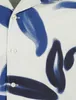 Overhemd Olymp blauw grafisch geprint Produktbild-Vorschau 3