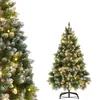 LILIIN Kunstkerstboom, 180 cm met verlichting, kunstsneeuw Productafbeelding-voorbeeld 1