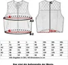 Textil Biker Kutte gesteppt Sommer Bikerweste Motorradweste Produktbild-Vorschau 4