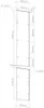 A technical drawing with dimensions of two cabinet fronts. Voir les images du produit