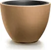 A brown planter with a black inner rim, shown against a white background. Anteprima dell’immagine prodotto