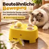 Elektrisches Katzenspielzeug mit Federn, rotierendes Produktbild-Vorschau 3
