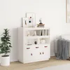 vidaXL Deska barowa biała 100x40x108,5 cm lite drewno Podgląd zdjęcia produktu 1